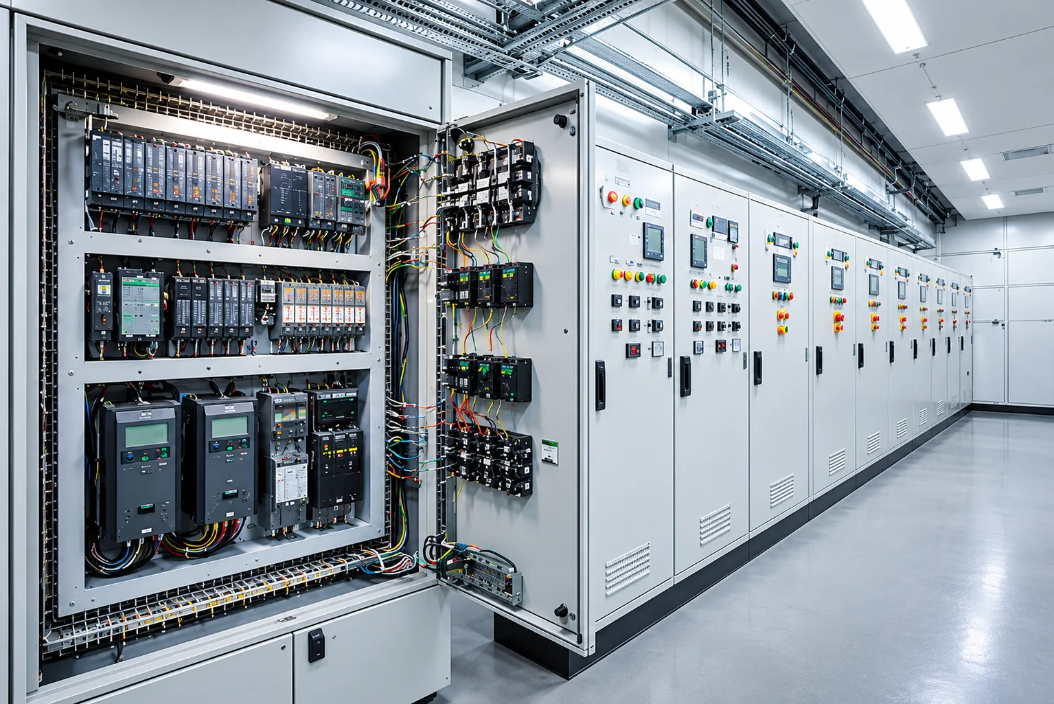 Multi-section MCC panel